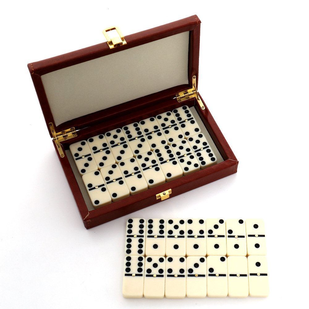 Board Game Master - 28Pcs Resin Domino Set Classic Domino