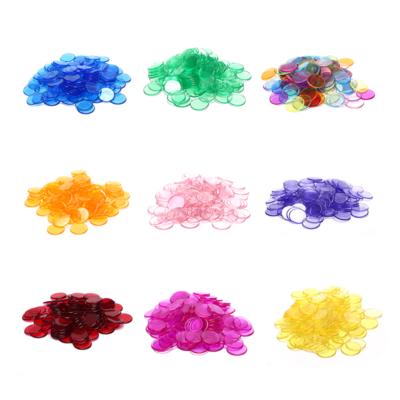 Board Game Economy - 100pcs Math Teaching Activity White 19mm