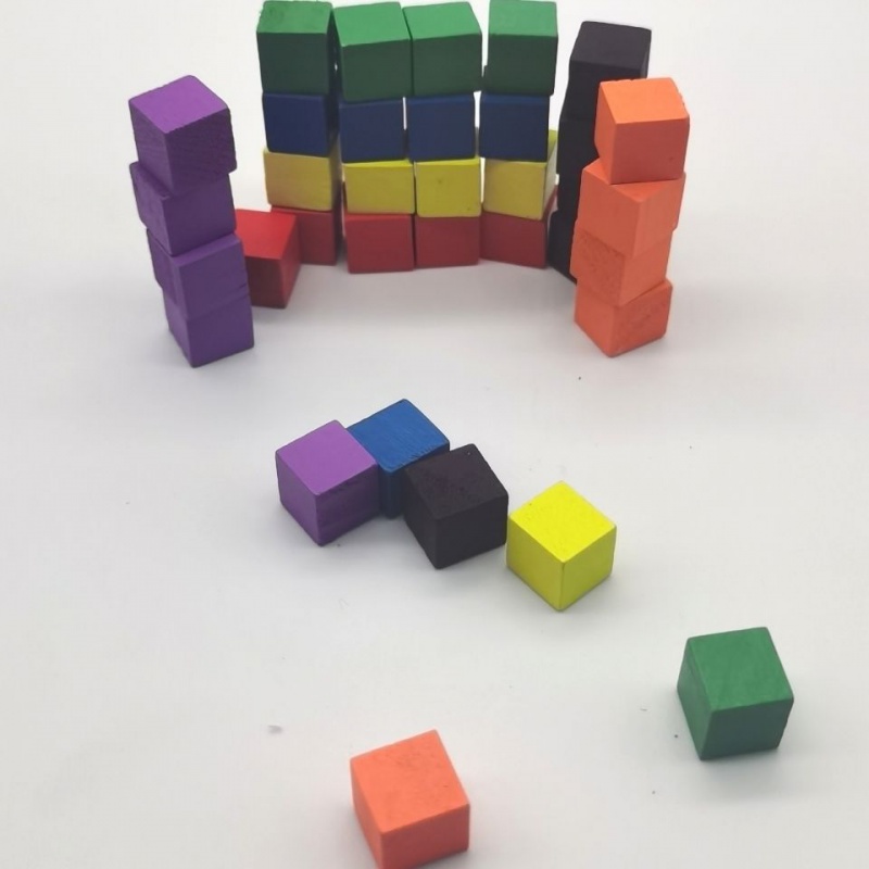 100Pcs/lots 10mm Wood Cubes Co - Board Game Economy 评论和价格