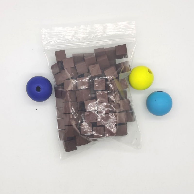100Pcs/lots 10mm Wood Cubes Co - Board Game Economy 评论和价格