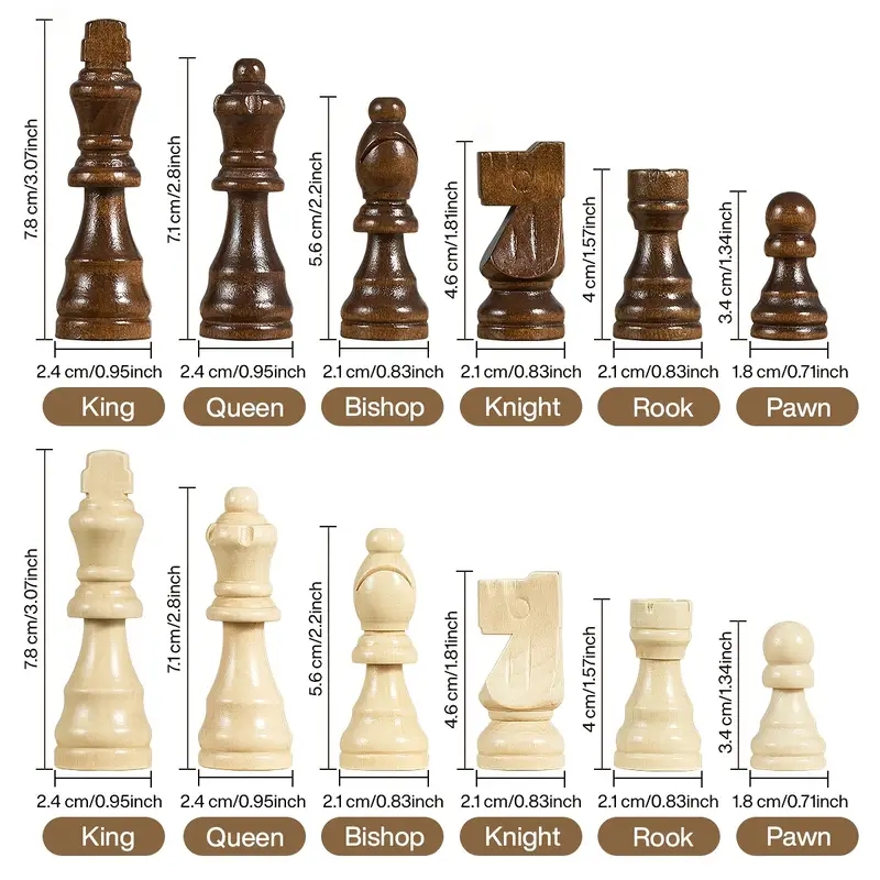 39.3cm/15.47inch magnetic wood - Magnetic Travel Chess 评论和价格