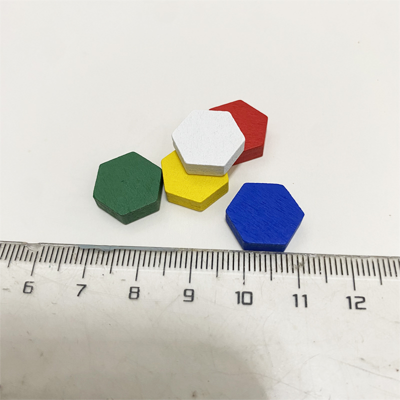 50 Pieces Wooden Hexagonal Pri - Board Game Economy 评论和价格