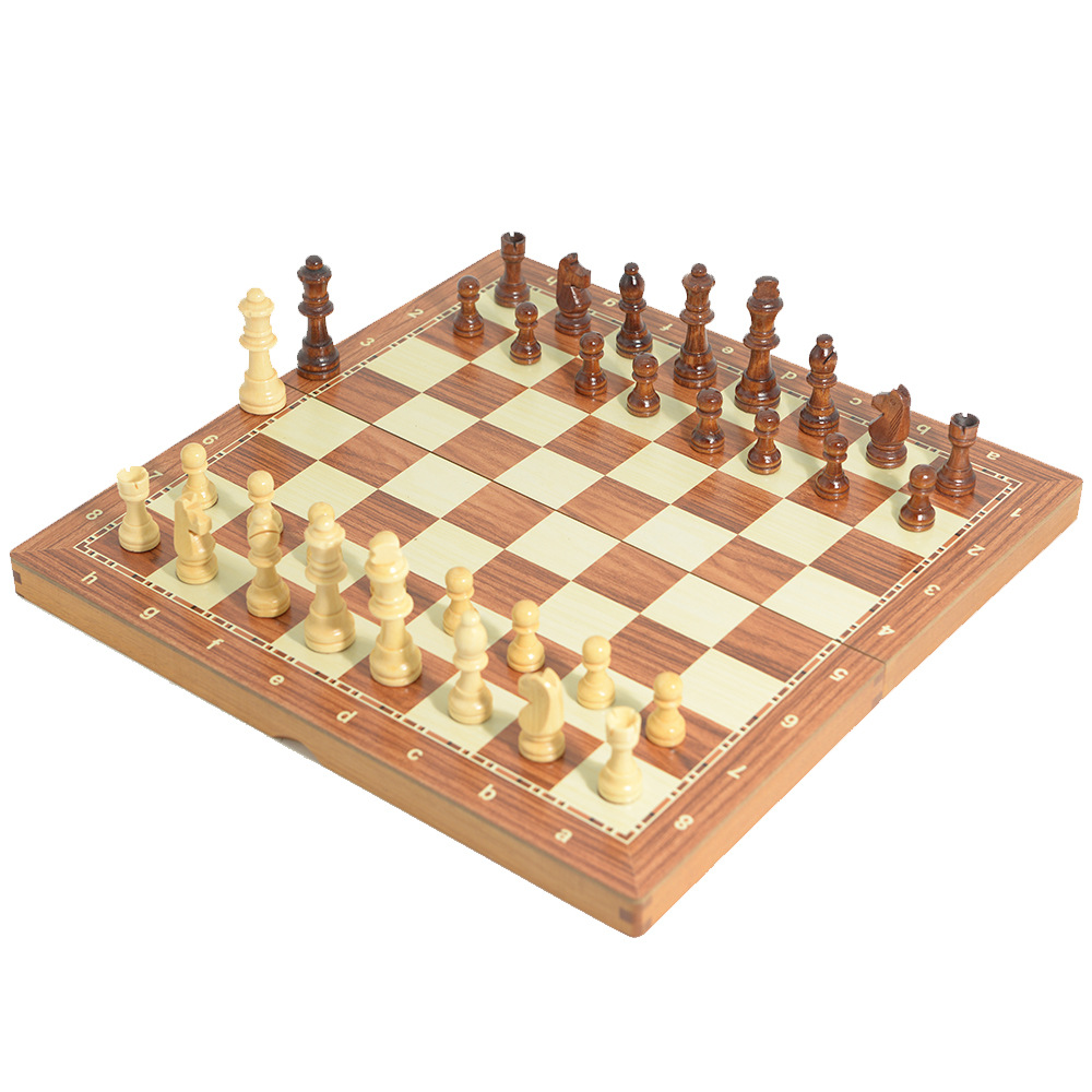 Magnetic Wooden Folding Chess  - Magnetic Travel Chess 评论和价格