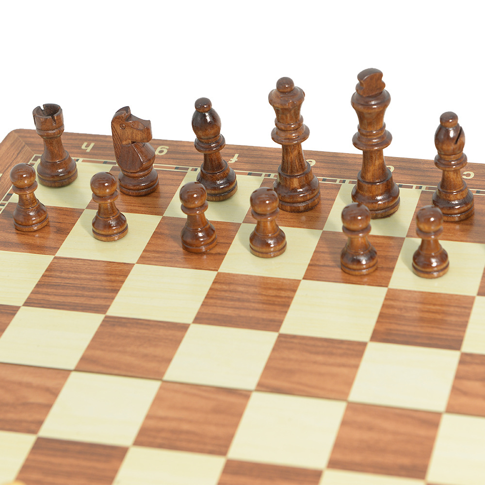 Magnetic Wooden Folding Chess  - Magnetic Travel Chess 评论和价格