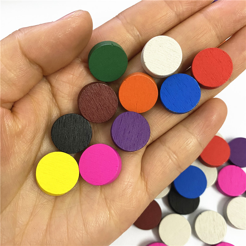 50pieces 15*5MM 11 Colors Wood - Board Game Economy 评论和价格
