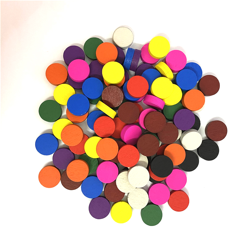 50pieces 15*5MM 11 Colors Wood - Board Game Economy 评论和价格