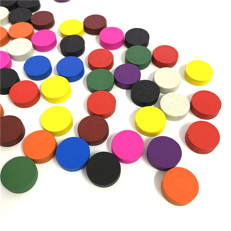 50pieces 15*5MM 11 Colors Wood - Board Game Economy 评论和价格