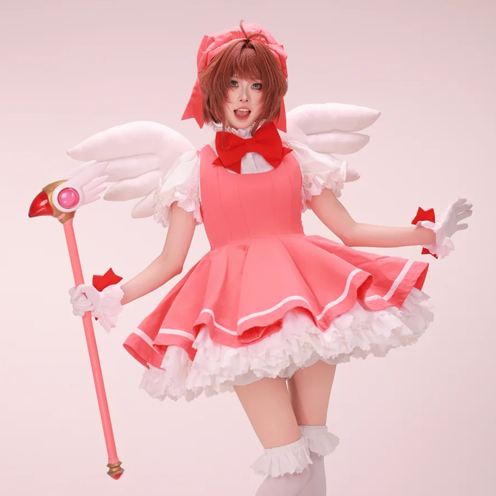 Kinomoto Sakura Cosplay Pink L - Board Game Card 评论和价格