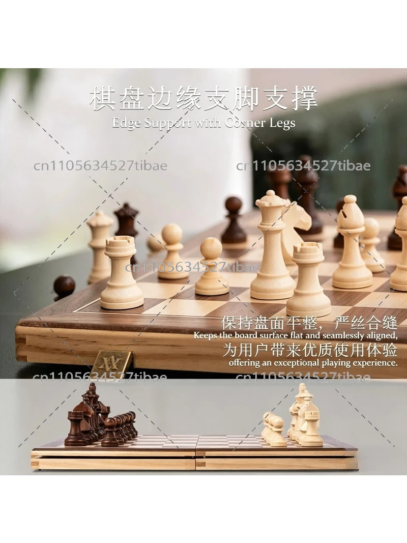 Magnetic Chess Set Solid Wood  - Magnetic Travel Chess 评论和价格