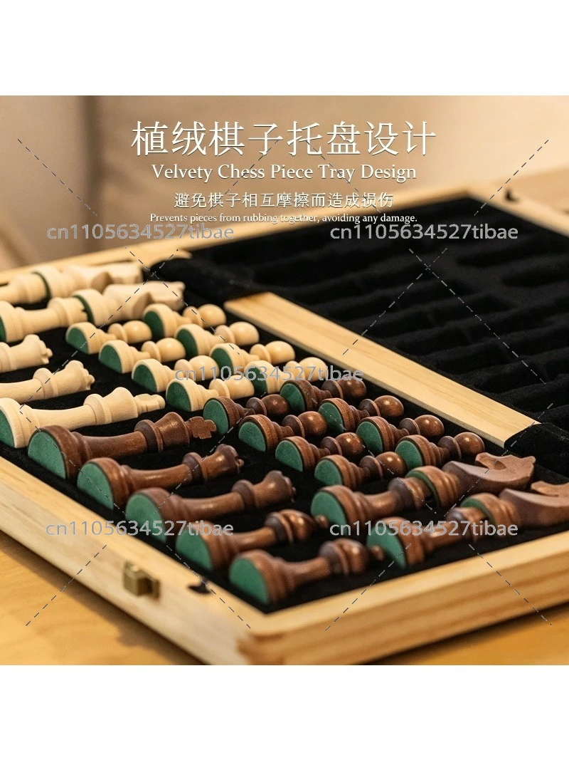 Magnetic Chess Set Solid Wood  - Magnetic Travel Chess 评论和价格