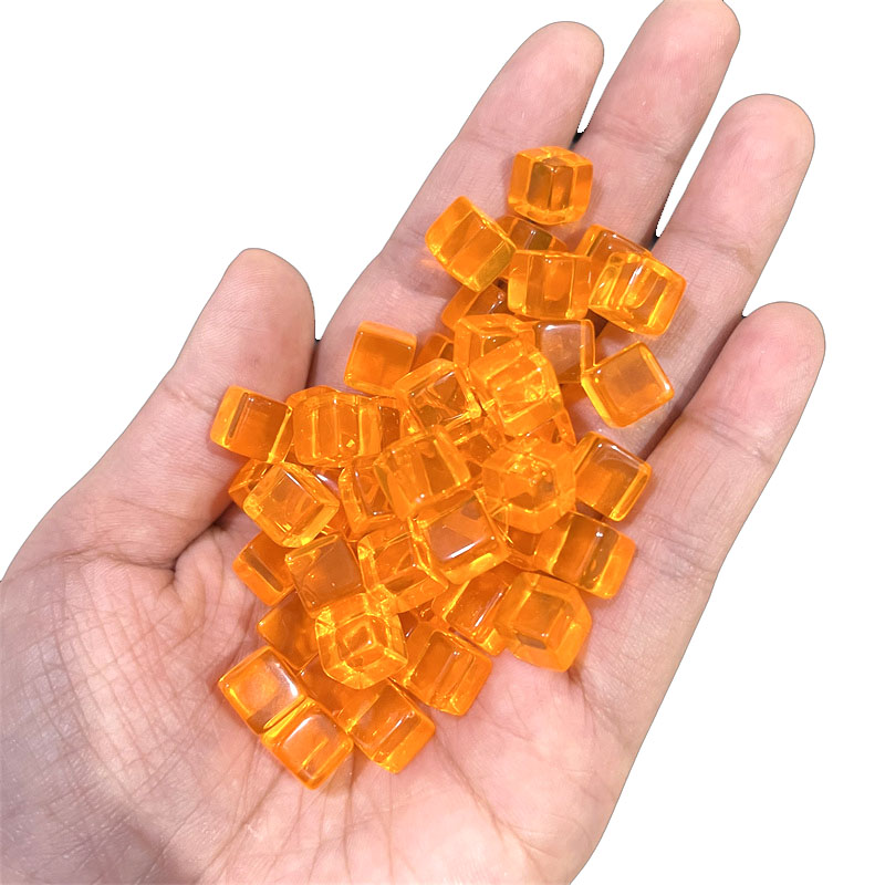 100pcs/set 8mm Clear Cube Dice - Board Game Economy 评论和价格