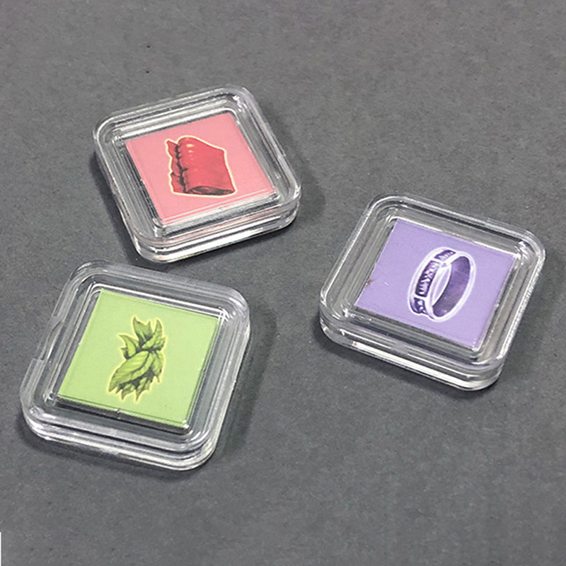 10PCS Square Clear Plastic Pro - Board Game Economy 评论和价格