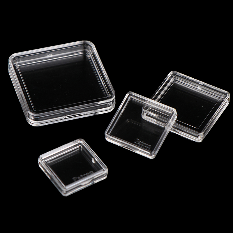 10PCS Square Clear Plastic Pro - Board Game Economy 评论和价格