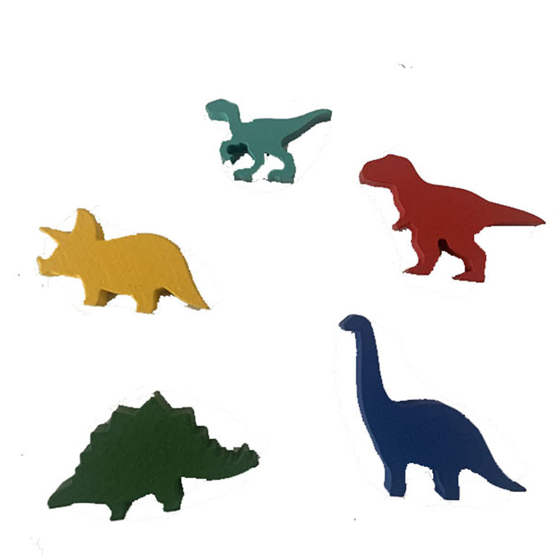 5 Pcs/set Wooden Dinosaur Boar - Board Game Catan 评论和价格