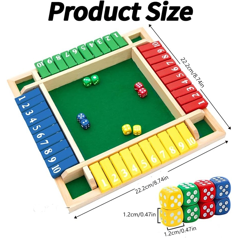 Arithmetic Dice Board Game Fou - Board Game For 3 Players 评论和价格