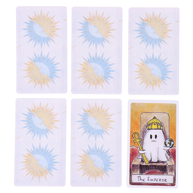Cute Ghost Tarot Deck Toy Set  - Board Game Master 评论和价格