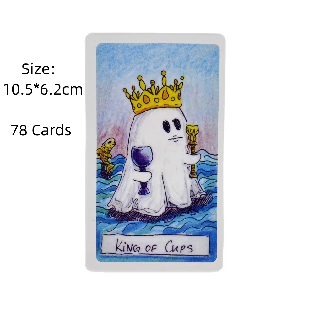 Cute Ghost Tarot Deck Toy Set  - Board Game Master 评论和价格