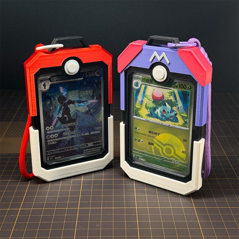 Poke Ball Vertical Card Holder - Board Game Design 评论和价格