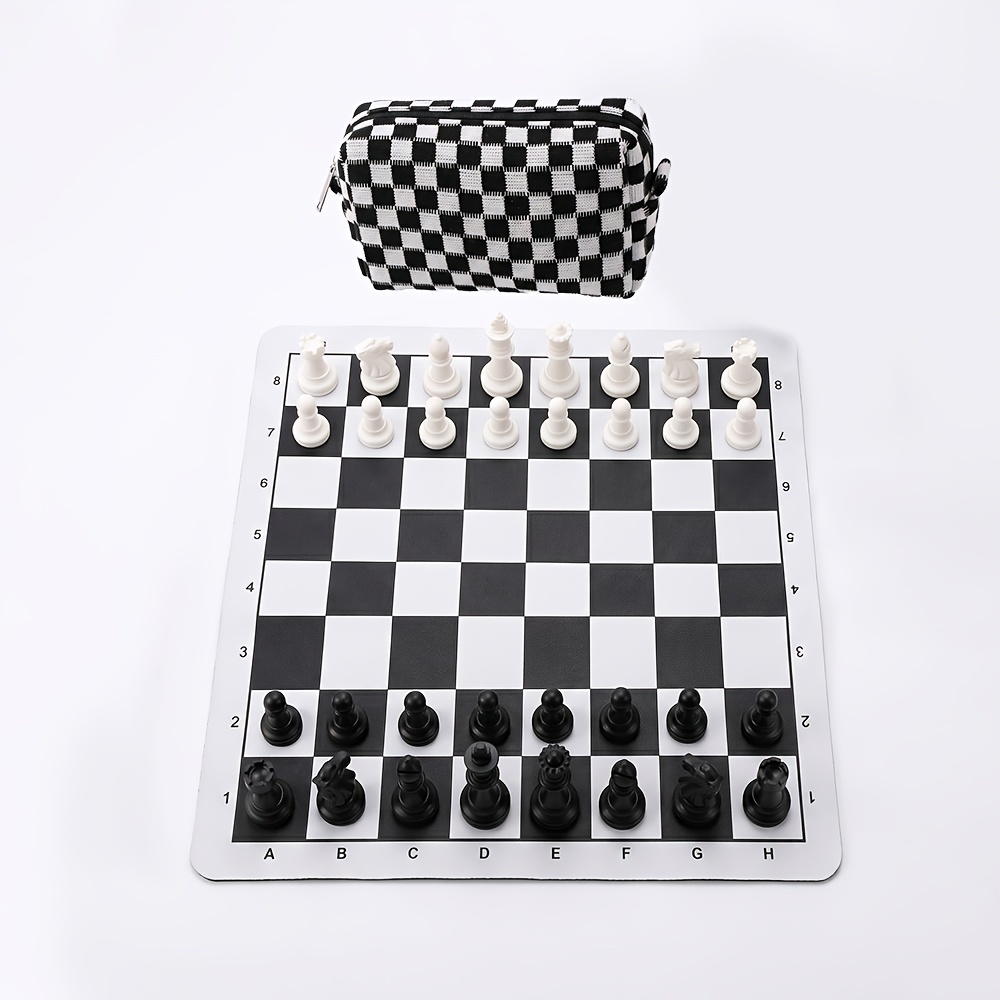 35cm/13.78in Chess Set Foldabl - Magnetic Travel Chess 评论和价格