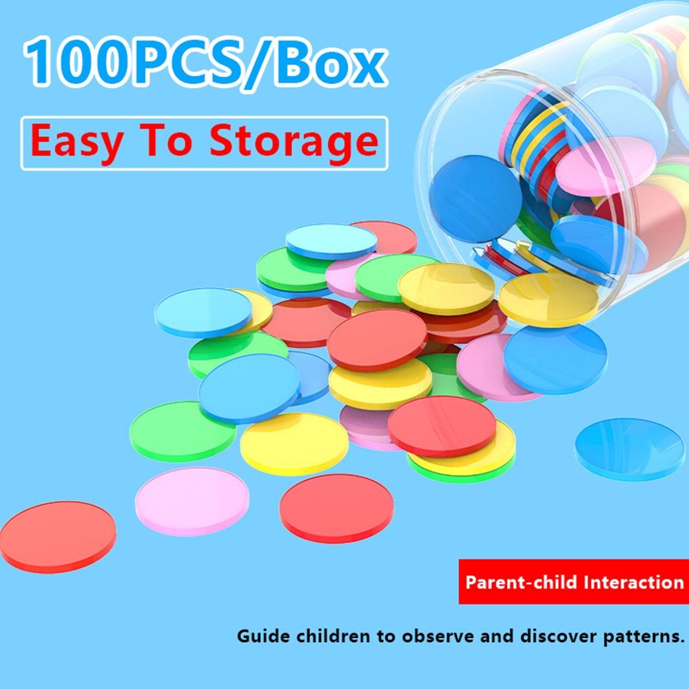100pcs Plastic Counting Chips  - Board Game Economy 评论和价格