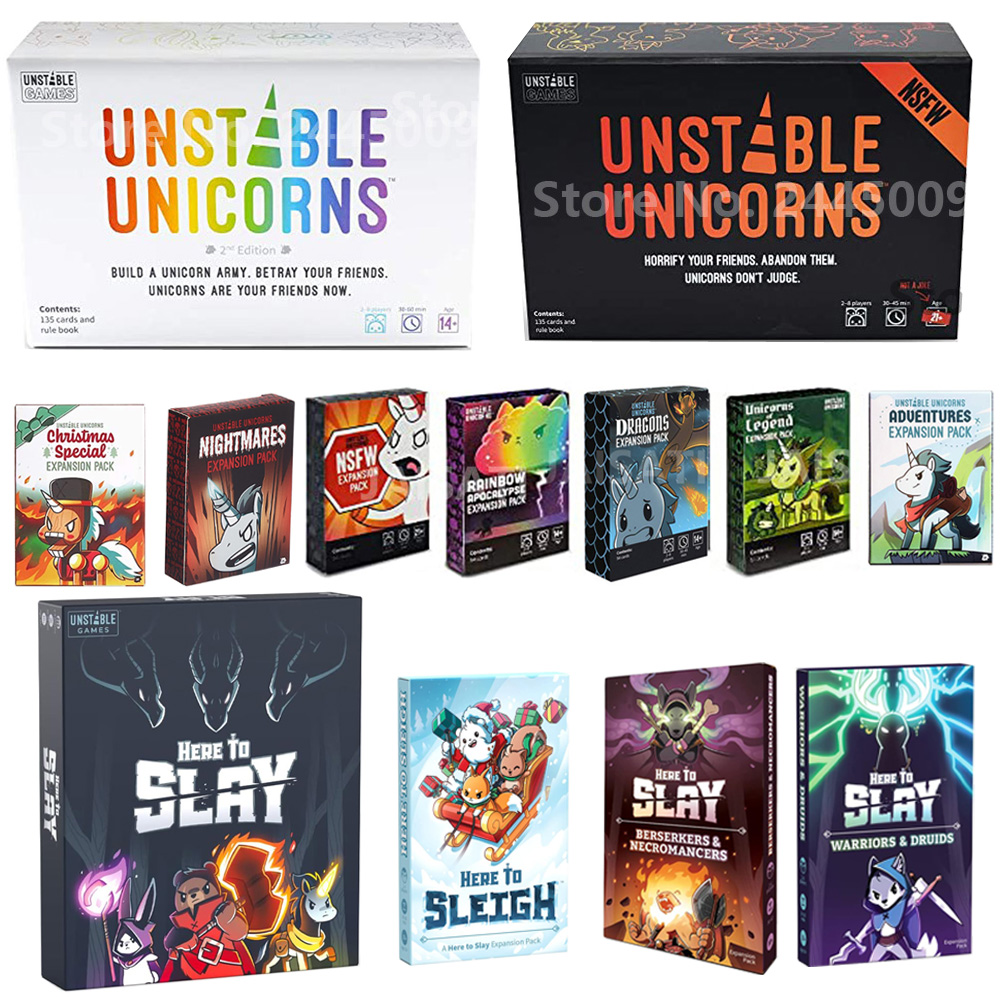 Unicorns card game Christmas S - Board Game Zombies 评论和价格