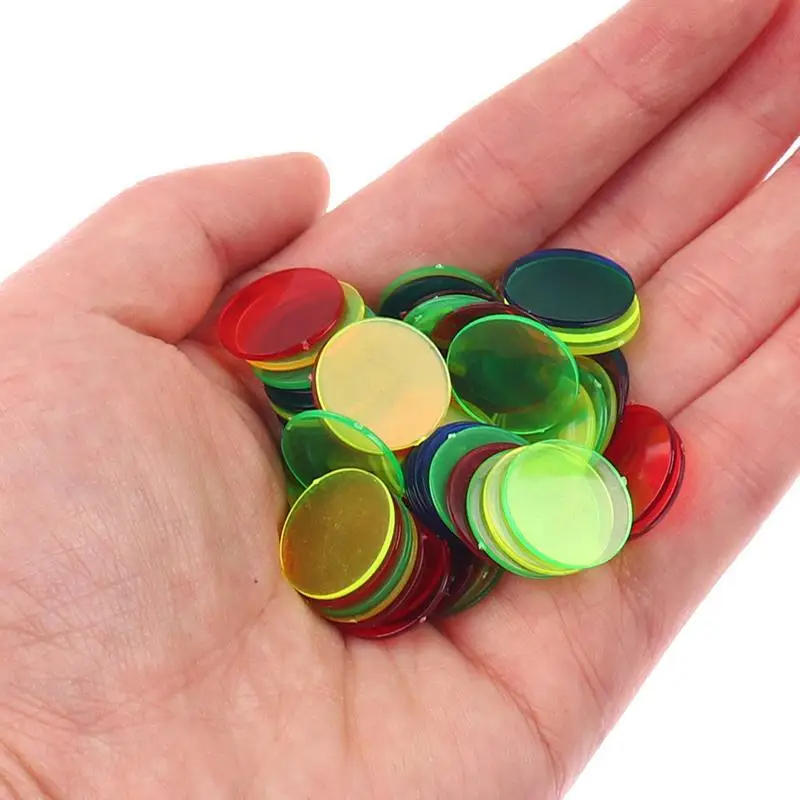 50/100/200pcs 19mm Chips Plast - Board Game Economy 评论和价格