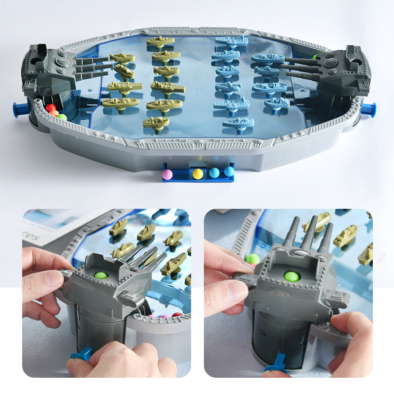 Classic Navy Battle 2-Player M - Board Game For 3 Players 评论和价格