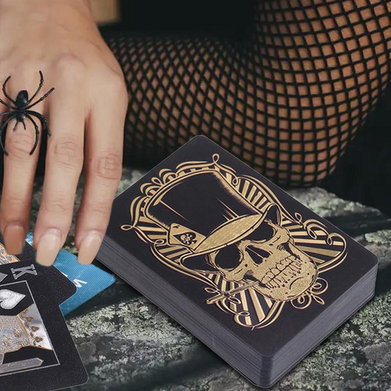 Black Playing Cards Deck Skull - Board Game Recommendation 评论和价格