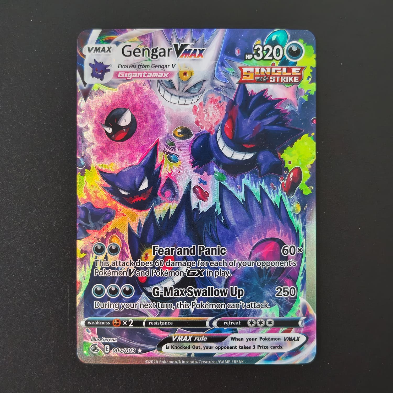 DIY Gengar VMAX 007/003 Foil T - Board Game English 评论和价格