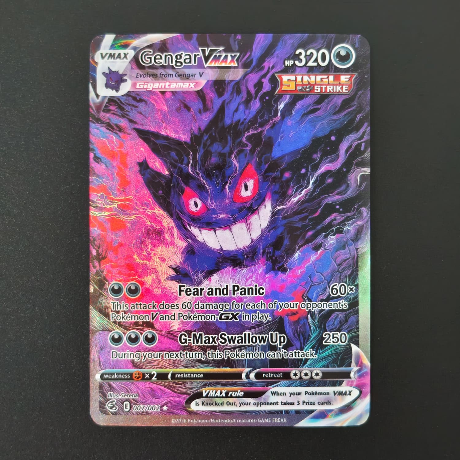 DIY Gengar VMAX 007/003 Foil T - Board Game English 评论和价格
