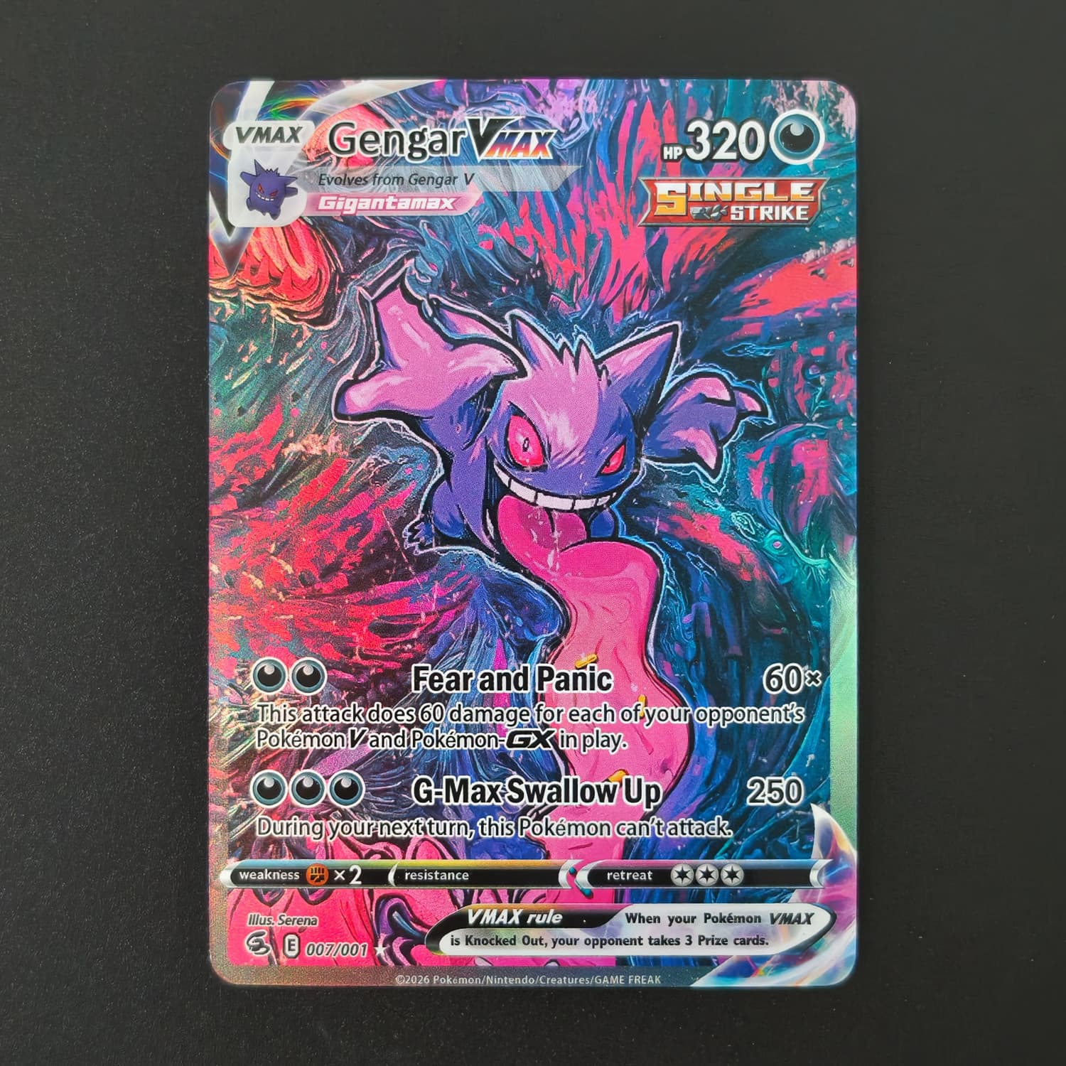 DIY Gengar VMAX 007/003 Foil T - Board Game English 评论和价格