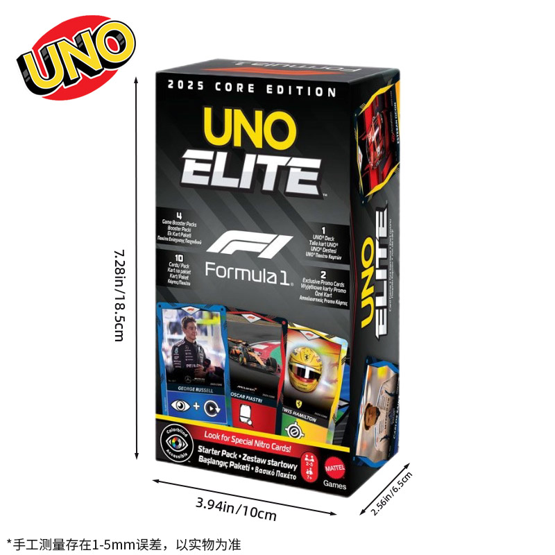 UNO Elite HotWheels F1 Racing  - Board Game Design 评论和价格