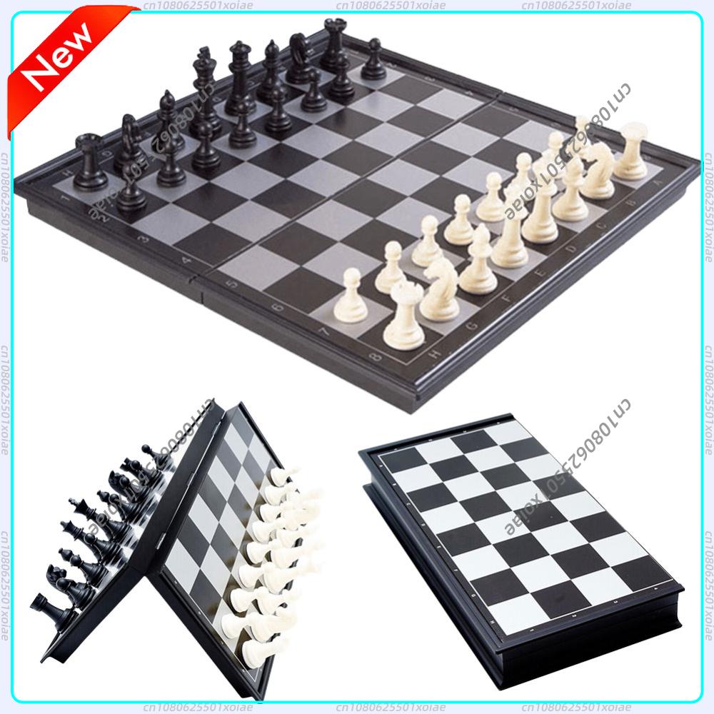 Folding Magnetic Chess 19.5*19 - Magnetic Travel Chess 评论和价格