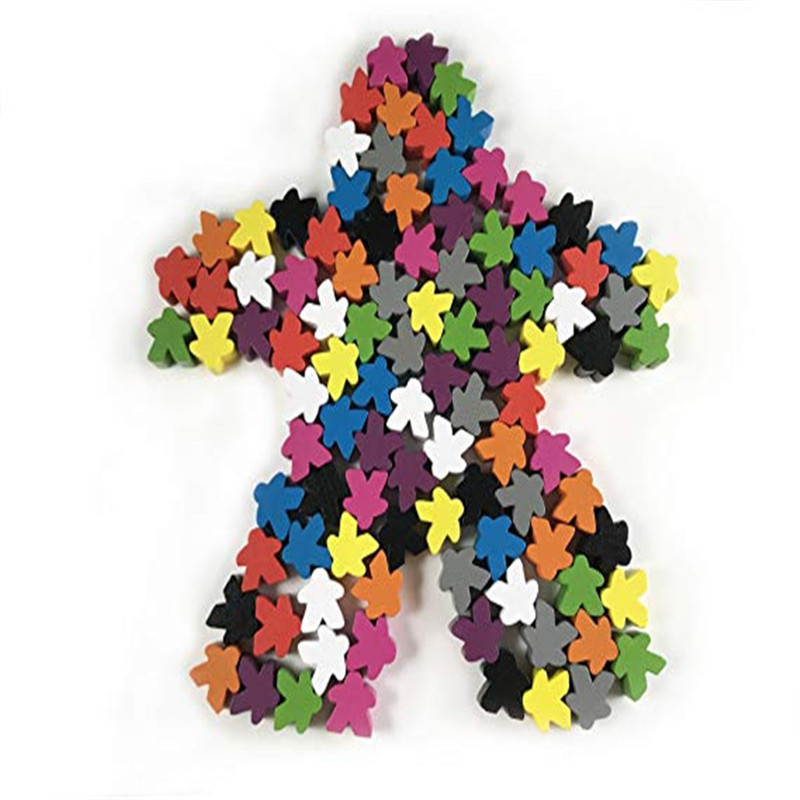 14PCS Wooden Humanoid Meeples  - Board Game Catan 评论和价格