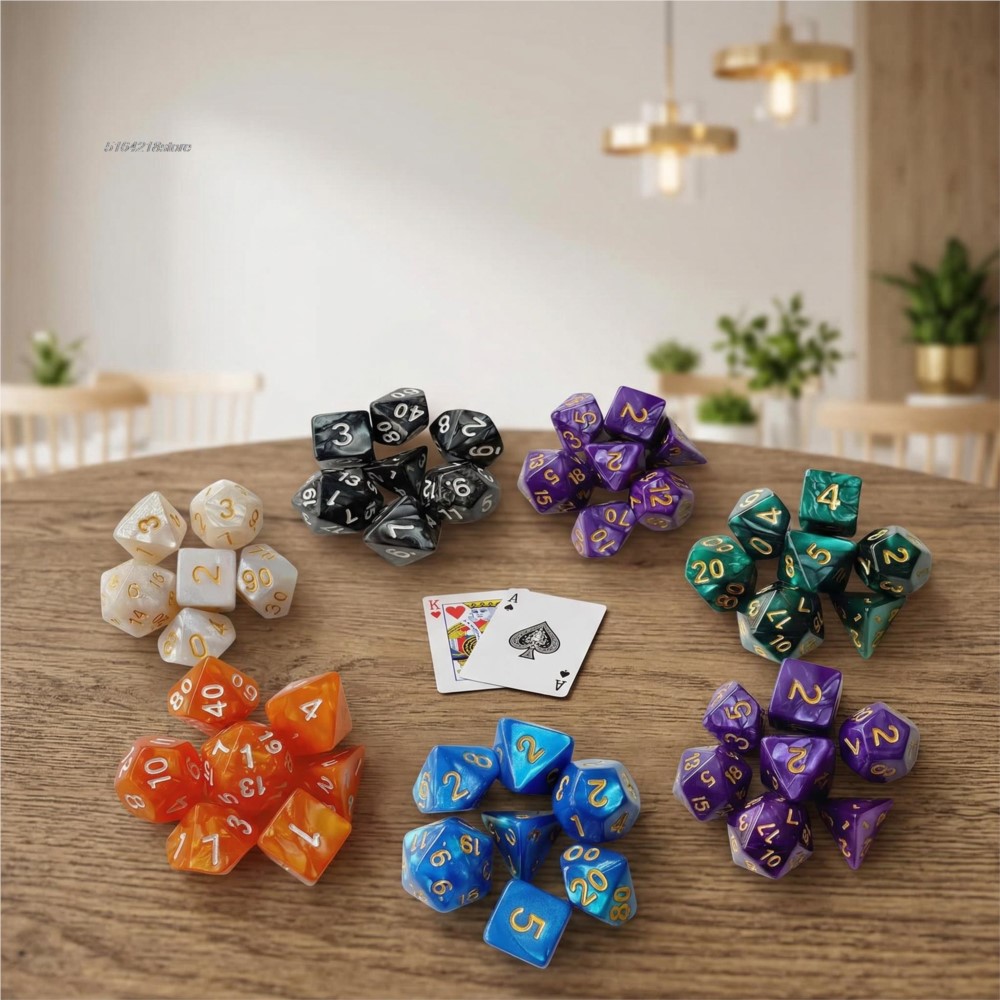 7pcs Set Dice Board Games Roll - Board Game Economy 评论和价格