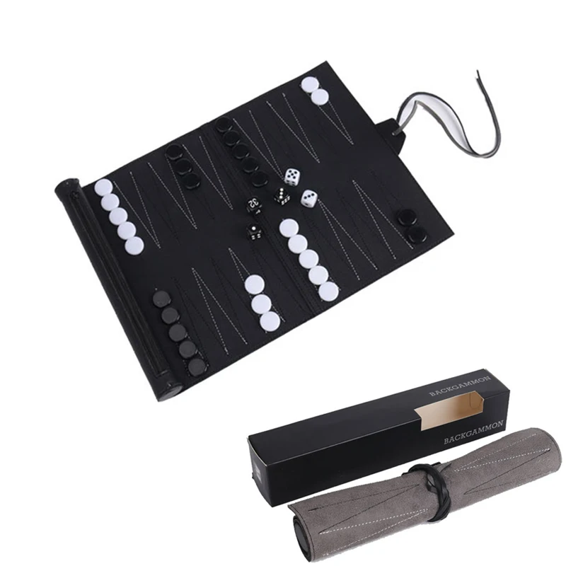 Roll Up Backgammon Sets Portab - Magnetic Travel Chess 评论和价格