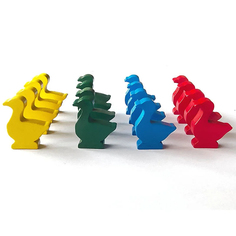 16pcs/set Goose Shaped Wooden  - Board Game Catan 评论和价格