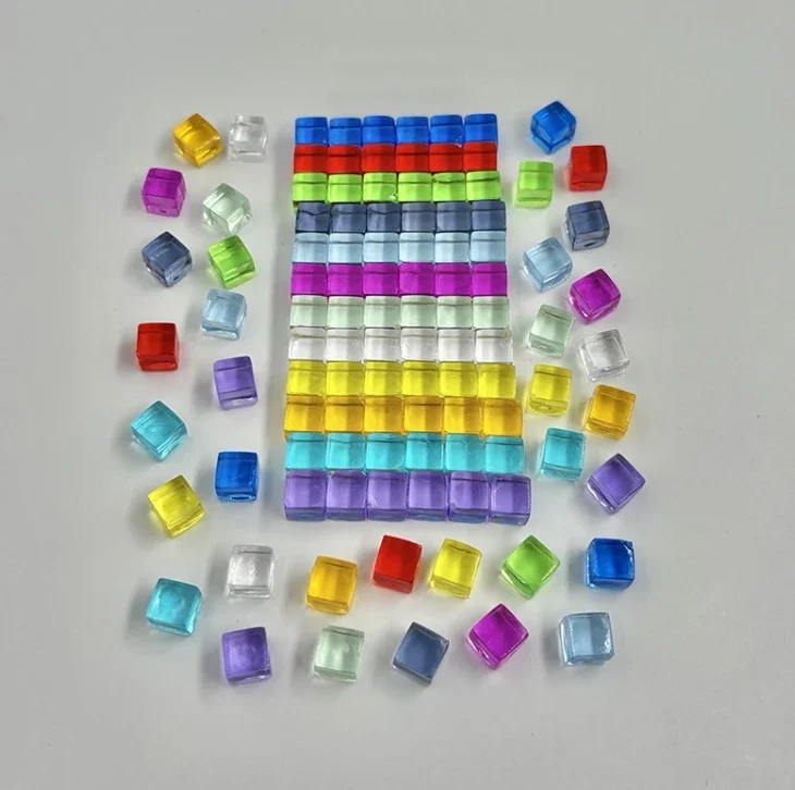 100Pcs Cube Colorful Crystal C - Board Game Catan 评论和价格