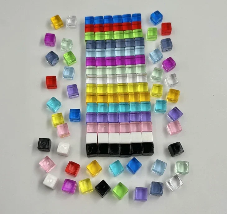 100Pcs Cube Colorful Crystal C - Board Game Catan 评论和价格