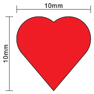 100Pcs 10mm*5mm Red Heart Shap - Board Game Catan 评论和价格