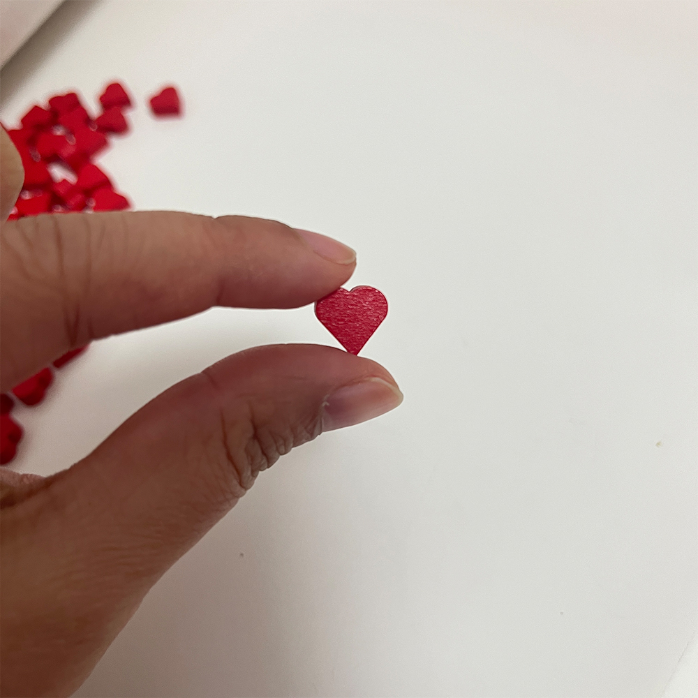 100Pcs 10mm*5mm Red Heart Shap - Board Game Catan 评论和价格